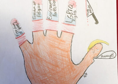 Hand Turkey Contest Entry