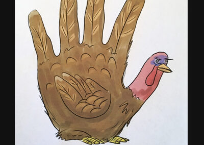 Hand Turkey Contest Entry